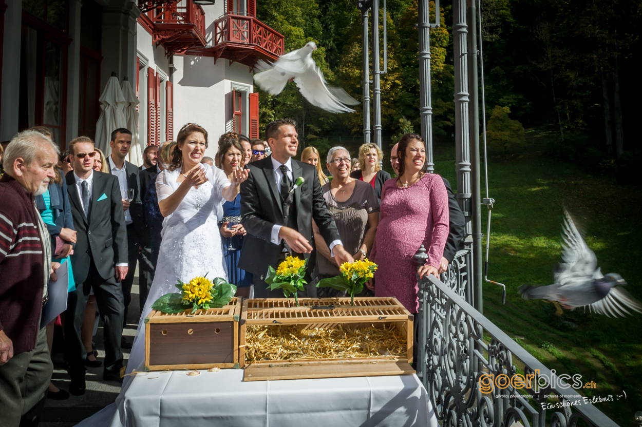 Hochzeit in Giessbach und Schloss Schadau Thun gallery