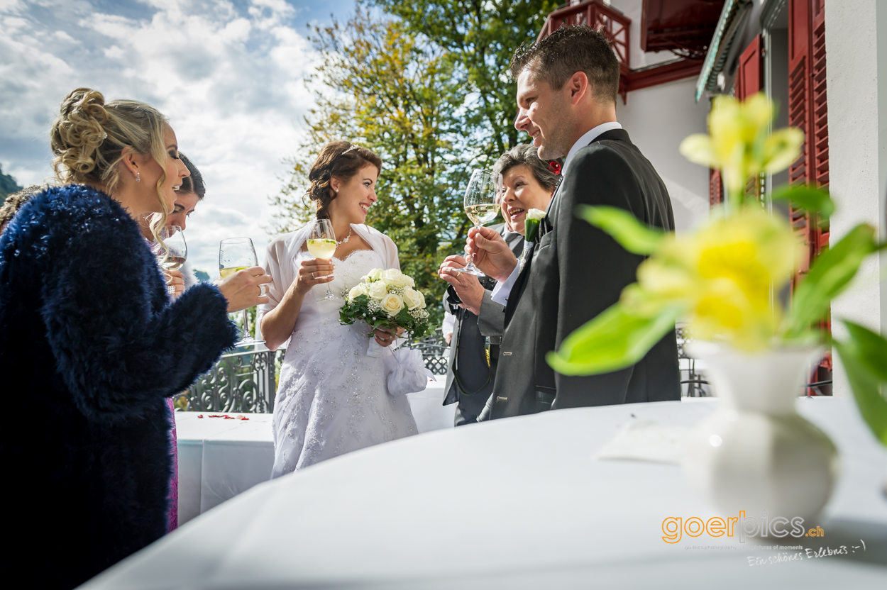 Hochzeit in Giessbach und Schloss Schadau Thun gallery